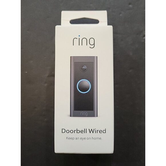 Ring Doorbell Wired 1080p HD Video Two-Way Talk Live View Smart Home Security
